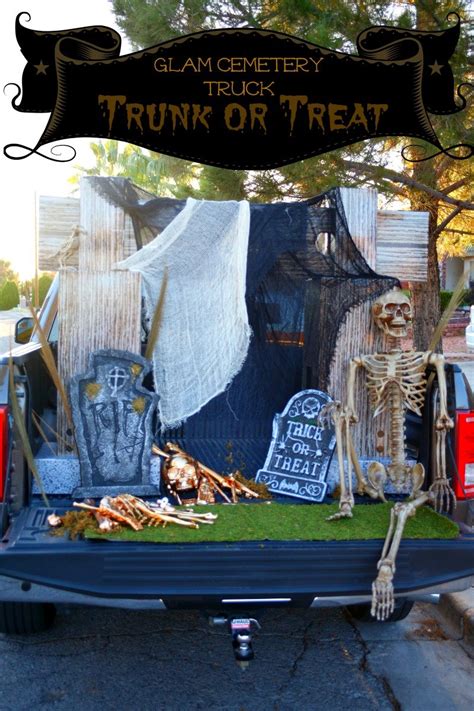 Glam Cemetery Truck Trunk or Treat - Jordan's Easy Entertaining