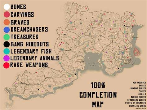 Red Dead Redemption 2 100% Completion Map | Red dead redemption art, Red dead redemption funny ...