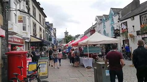 Keswick - Market day - YouTube