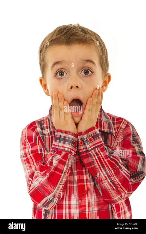 Frighten surprised child hi-res stock photography and images - Alamy