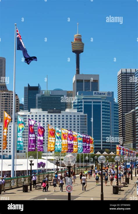 Pyrmont Bridge in the CBD Sydney Australia Stock Photo - Alamy