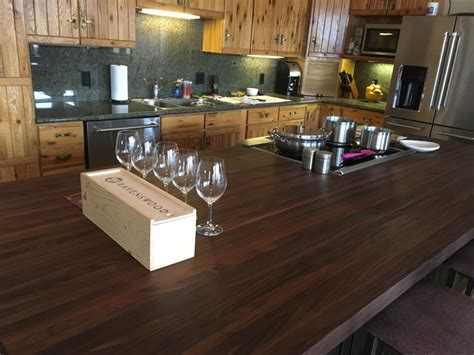 Walnut Butcher Block Countertops - Country Mouldings