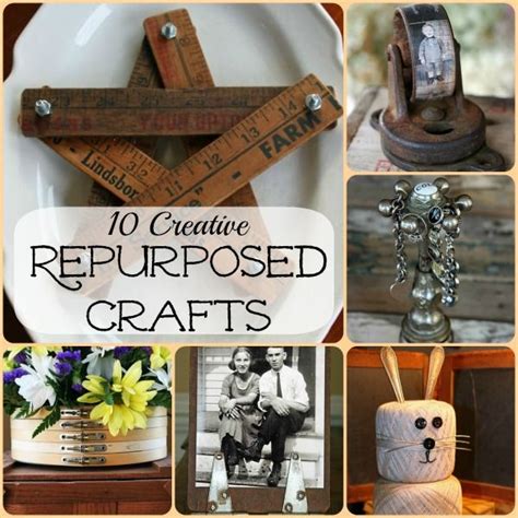 10 Creative Repurposing Ideas | Recycled crafts, Creative, Craft projects