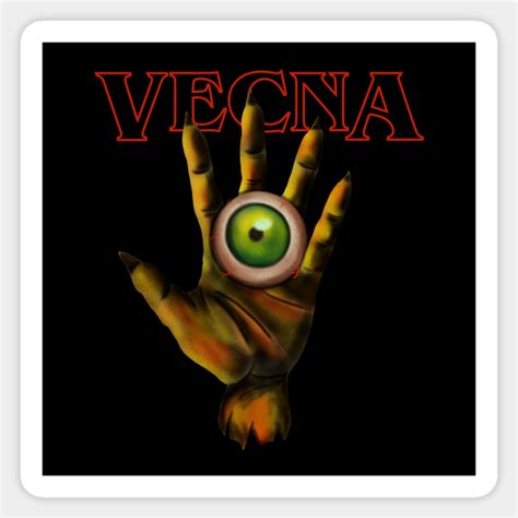 Vecna Eye and hand - Pop Cultures - Sticker | TeePublic