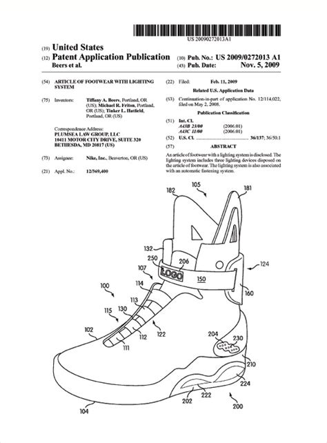 Nike Air Mag "Marty McFly" Patent News | Hypebeast