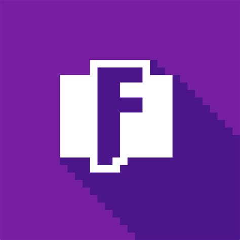 [GIF] Animated the fortnite logo in pixel art : r/FortNiteBR