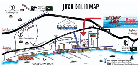 Juan Dolio Map - Juan Dolio Living Downloadable Map | Right Click to ...