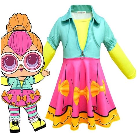 New L.O.L Doll Surprise Costume Kids Girls Dress Party Fancy Cosplay Dress #8717 #fashion #cloth ...