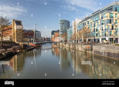 Burges Salmon Bristol office, One glass wharf - Temple Quay, Bristol City Centre, England, UK ...