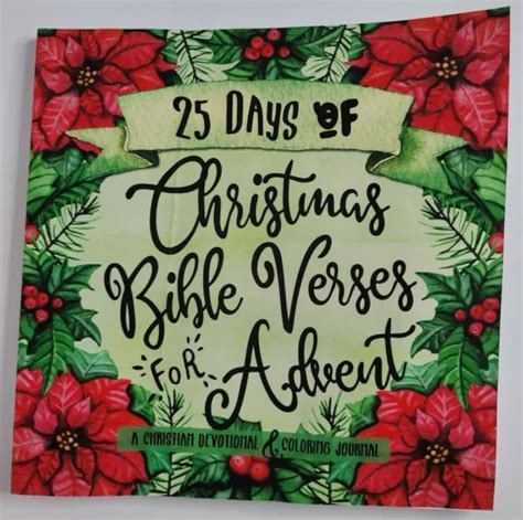 25 DAYS OF Christmas Bible Verses for Advent Book Christian Devotional ...