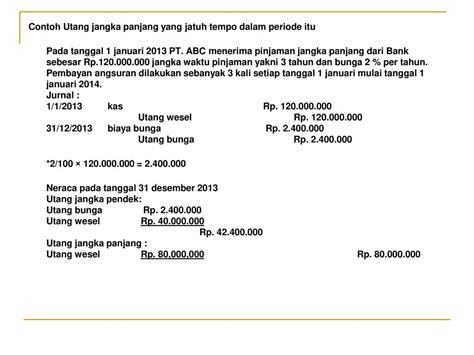 Contoh Soal Utang Jangka Panjang Dan Jangka Pendek - 55+ Koleksi Gambar