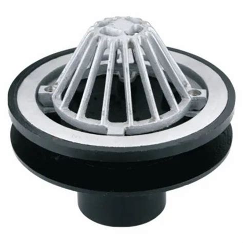 Aluminum Dome Type Roof Drain Cast Iron Body, Height Of CI Body-95 mm ...