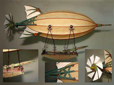 Small Airship 1 – Dr. Steampunk – Artsmith Craftworks