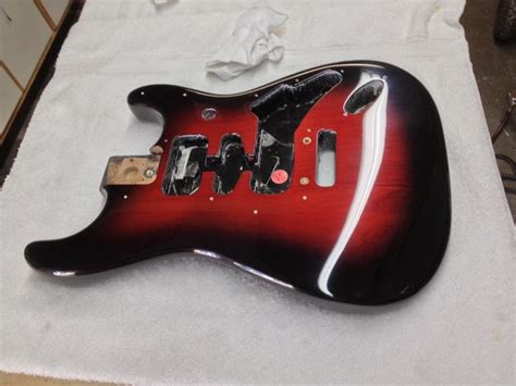 Submission from John C: He uses Mohawk Stringed Instrument Nitrocellulose Lacquer to finish all ...