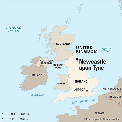 Newcastle Map