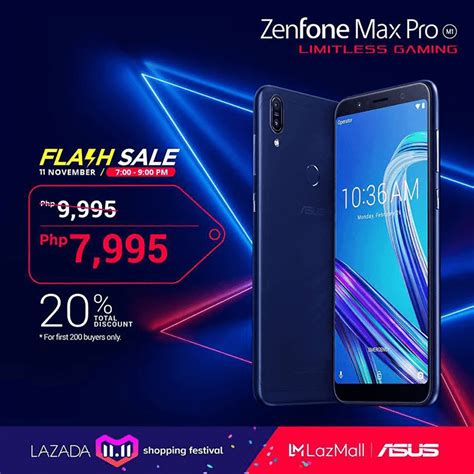 Sale Alert: ASUS ZenFone Max Pro M1 priced at PHP 7,995 this 11/11