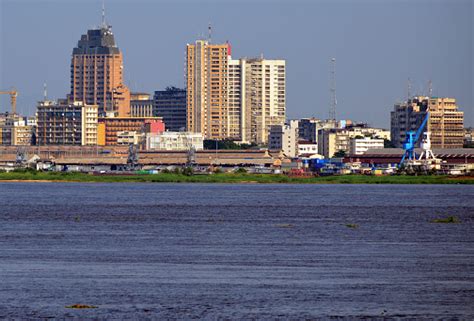 Kinshasa Central Business District Congo Skyline Stock Photo - Download ...