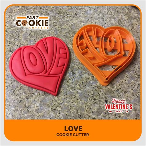 Love Heart Cookie Cutter - Fast Cookie Cutters