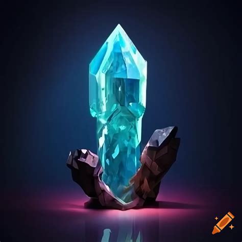 Aetherial nexus crystal on Craiyon