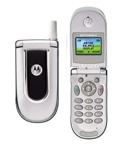 Motorola V170 GSM Mobile Cell Flip Phone Tracfone Silver with Battery ...