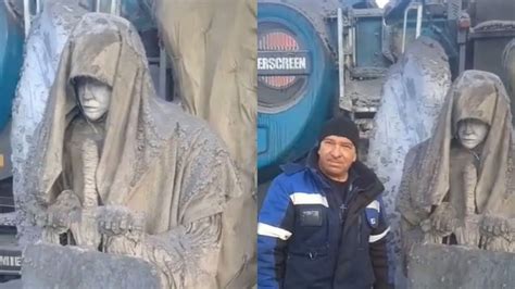 The Fallen Angel Statue: Was Russian The Fallen Angel Found? Viral ...