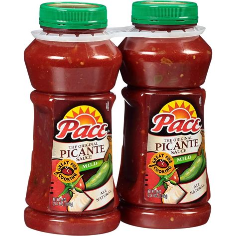 Pace Mild Picante Sauce 38oz 2 pack - Walmart.com - Walmart.com