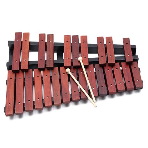 25 notes wooden xylophone percussion educational gift with 2 mallets Sale - Banggood.com