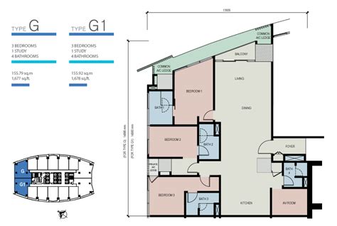 The Azure Floor Plan - floorplans.click