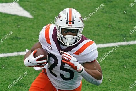 Virginia Tech Running Back Khalil Herbert Editorial Stock Photo - Stock ...