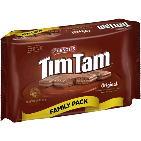 Arnott's Tim Tam Original - Family Pack 365g - 20 Biscuits - Made in ...