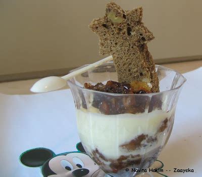 Zaayeka: Tipsy...err....Persimmon Trifle with Walnut Croquants