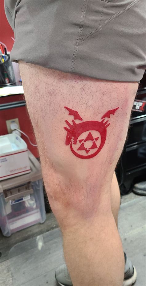 First FMA tattoo, not sure which sin i would be though : r/FullmetalAlchemist