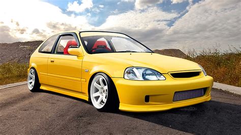 Honda Civic R Stance, Honda EK9 HD wallpaper | Pxfuel