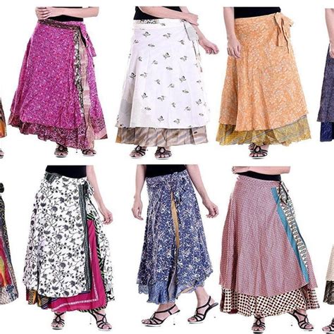 Silk Wrap Skirt - Etsy