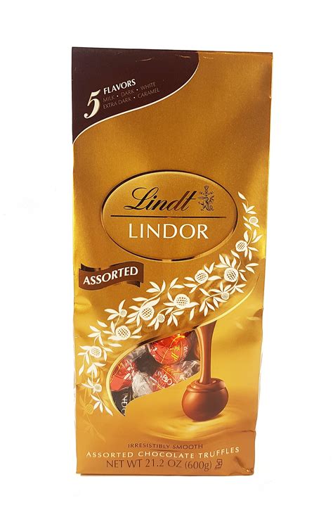 Lindt Lindor Chocolate Truffles 5 Assorted Flavors 21.2 Oz. 50 Count - Walmart.com
