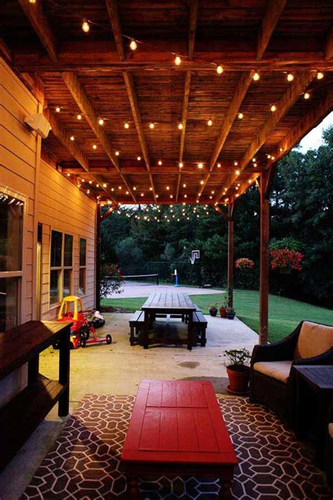 26 Breathtaking Yard and Patio String lighting Ideas Will Fascinate You - Amazing DIY, Interior ...