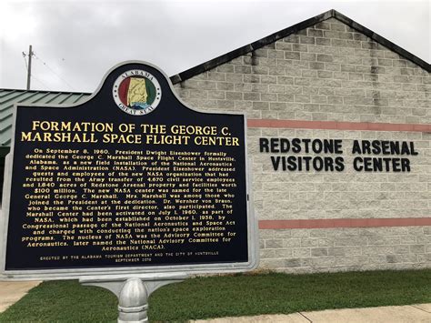 Marshall Space Flight Center historical marker | The Planetary Society