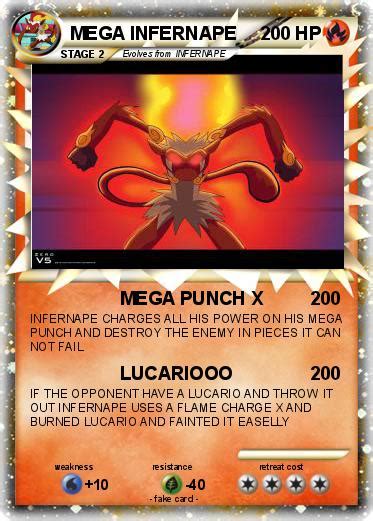 Pokémon MEGA INFERNAPE 6 6 - MEGA PUNCH X - My Pokemon Card