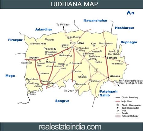 Ludhiana Map - India