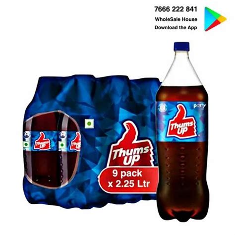 Coca Cola Thumbs Up ( 2.25 Ltr ) Pack Of 9 Pcs, CocaCola Carbonated Drinks, Coca Cola, Coca Cola ...