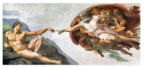 The Creation of Adam by Michelangelo Buonorati Created in About 1510 ...