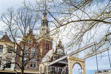 Premium Photo | Typical bridge in alkmaar the netherlands