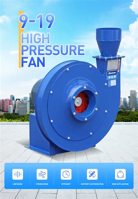 Explosion-proof High Pressure Centrifugal Fan Noise Reduction Big Air ...