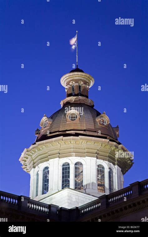 State Capitol dome, Columbia, South Carolina, United States of America, North America Stock ...