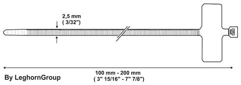 Identification cable ties - LeghornGroup