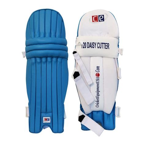 T20 Daisy Cutter Light Blue Leg Guards by Cricket Equipment USA - Free ...