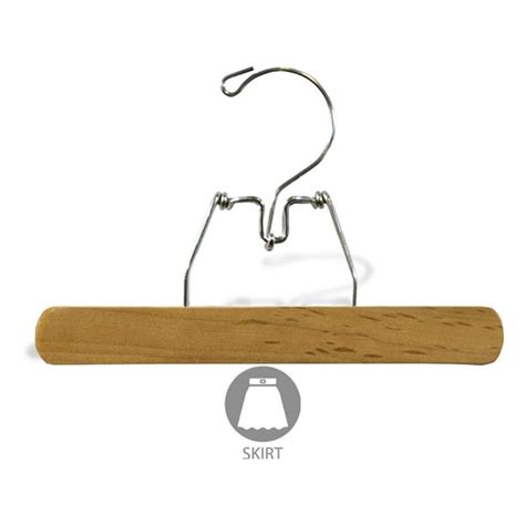 Walnut Finish Wooden Clamp Hanger with Felt Lining and Rugged Metal Snap Lock (Box of 100 ...