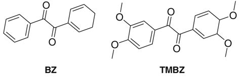 Scheme 1 Chemical structures of benzil (BZ) and 3,3 0 ,4,4 0 ...