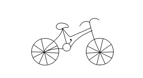 How to Draw a Cycle? | Step by Step Cycle Drawing for Kids