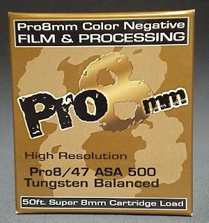 Pro8mm's Blog on The Power of Super 8 Film: Amazing New Super 8 Film Stock, Pro8/47 500T